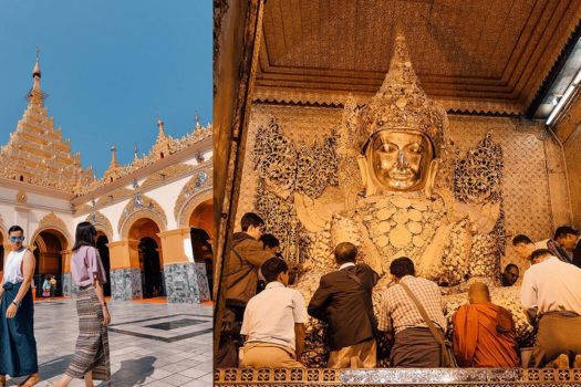 Du lịch Myanmar: Kinh ngạc tượng Phật cổ có lớp vàng dày 15cm