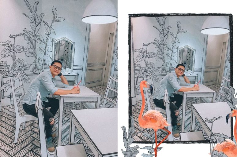 Photo Editor: Chèn chim Flamingo vào ảnh bằng điện thoại như thế nào?