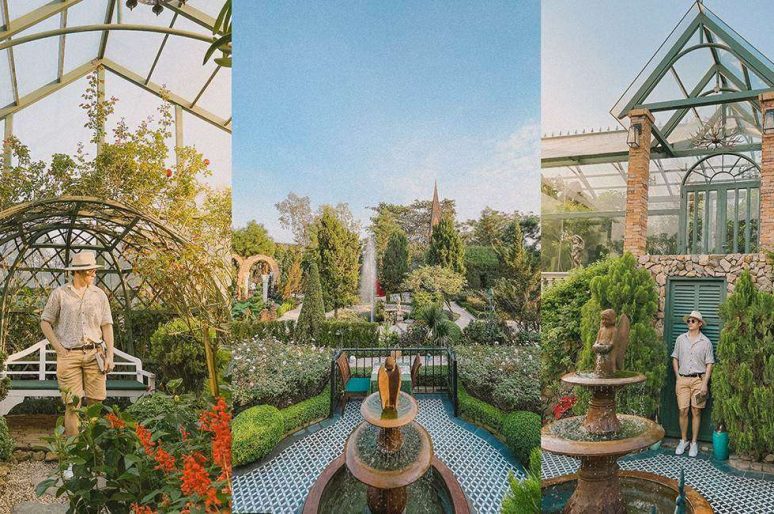Vũ Garden: Ngỡ ngàng khu vườn Châu Âu đẹp không muốn về